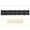 A1A2 Fishing Rod Holders for Garage, Vertical Fishing Poles Holder Wall Mount Fishing Rod Rack Rod Holder Holds Up to 6 Rods