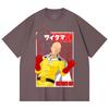 T-shirt Unisex Pesante 100% Cotone 230 g/m² con Stampa Saitama One Punch Man V7
