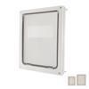 Pet Flap Door Noiseless 2 Way Weather Resistant Interior Exterior Cat Dog Door for Pet Crate Enclosu