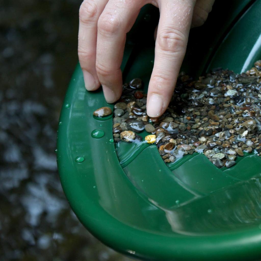 Gold Pan Washing Gold Plastic Sieve Golds Pan Gold Sifting Classifier Washing Sieve Tray Gold Panning Equipment Accessories