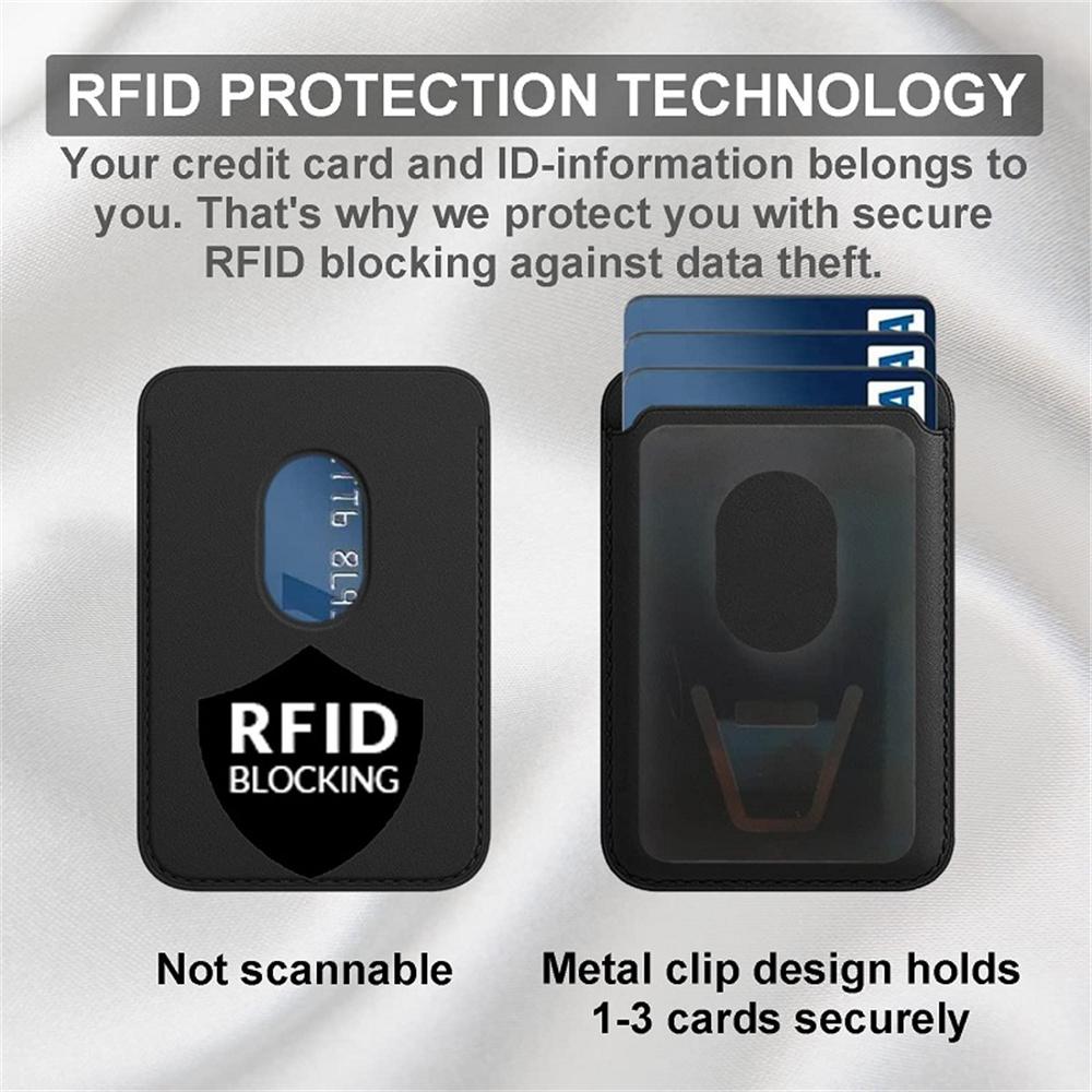 Magnetic Leather Wallet Case Magsafe Wallet Leather Card Holder for 16 Pro Max 15 14 13 12Mini Safe Back Cover Phone Accessories