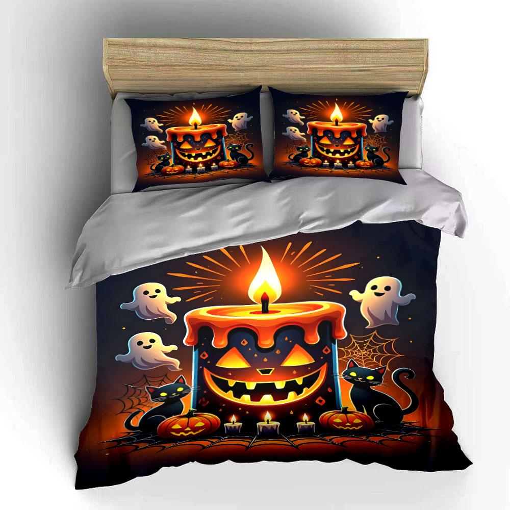 Glowing haunted charm Bedding sets Duvet cover sets Duvet covers Pillowcases(1*Duvet Cover 2*Pillowcases without duvet insert)