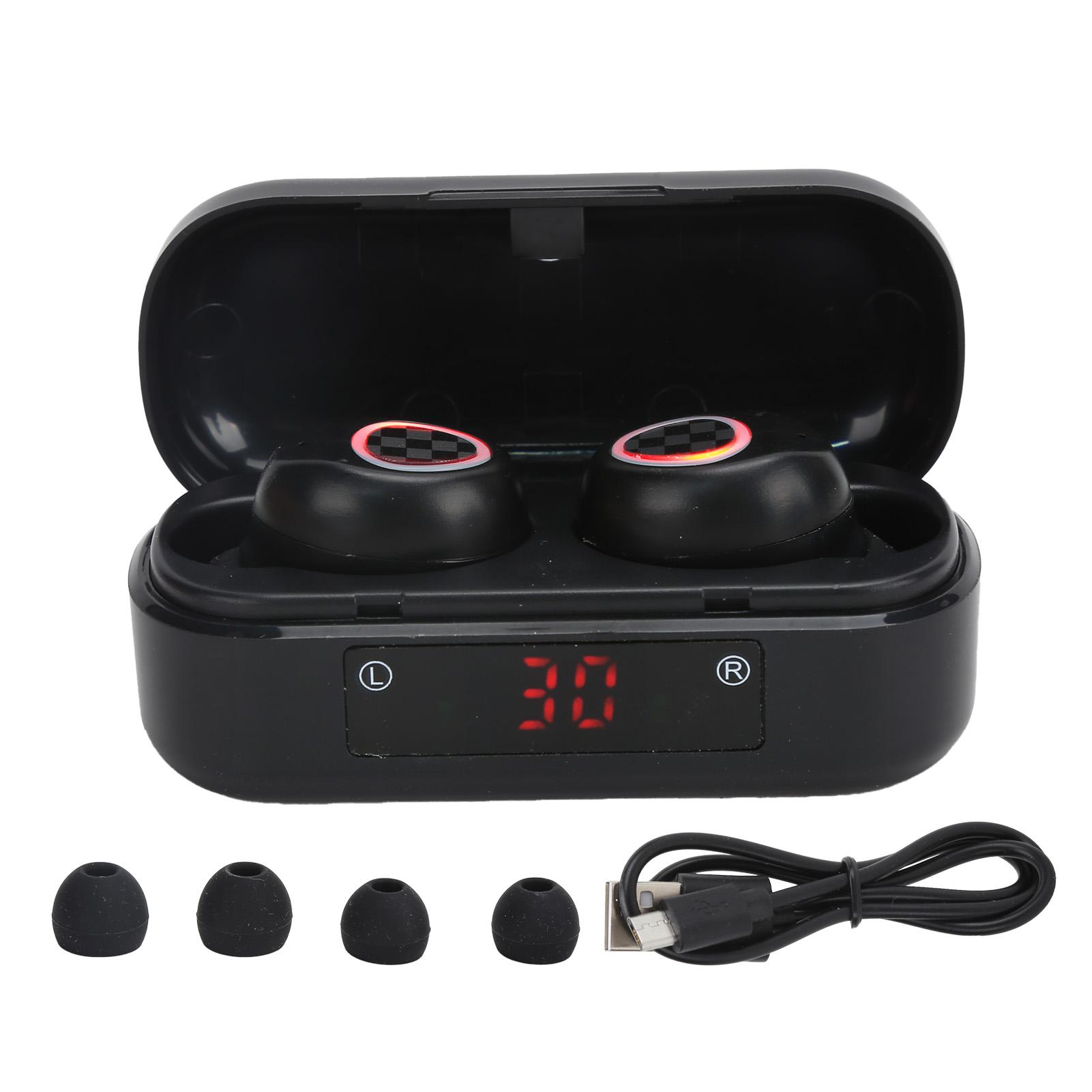Konnwei V7 Wireless Bluetooth 5.0 Headset Stereo 8D Hifi Sound Earbuds With Charging Compartment
