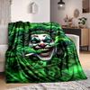 1Pc Money Clown Blanket Soft And Comfortable Casual Warm Camping Travel Christmas Halloween Xmas Gift M929232