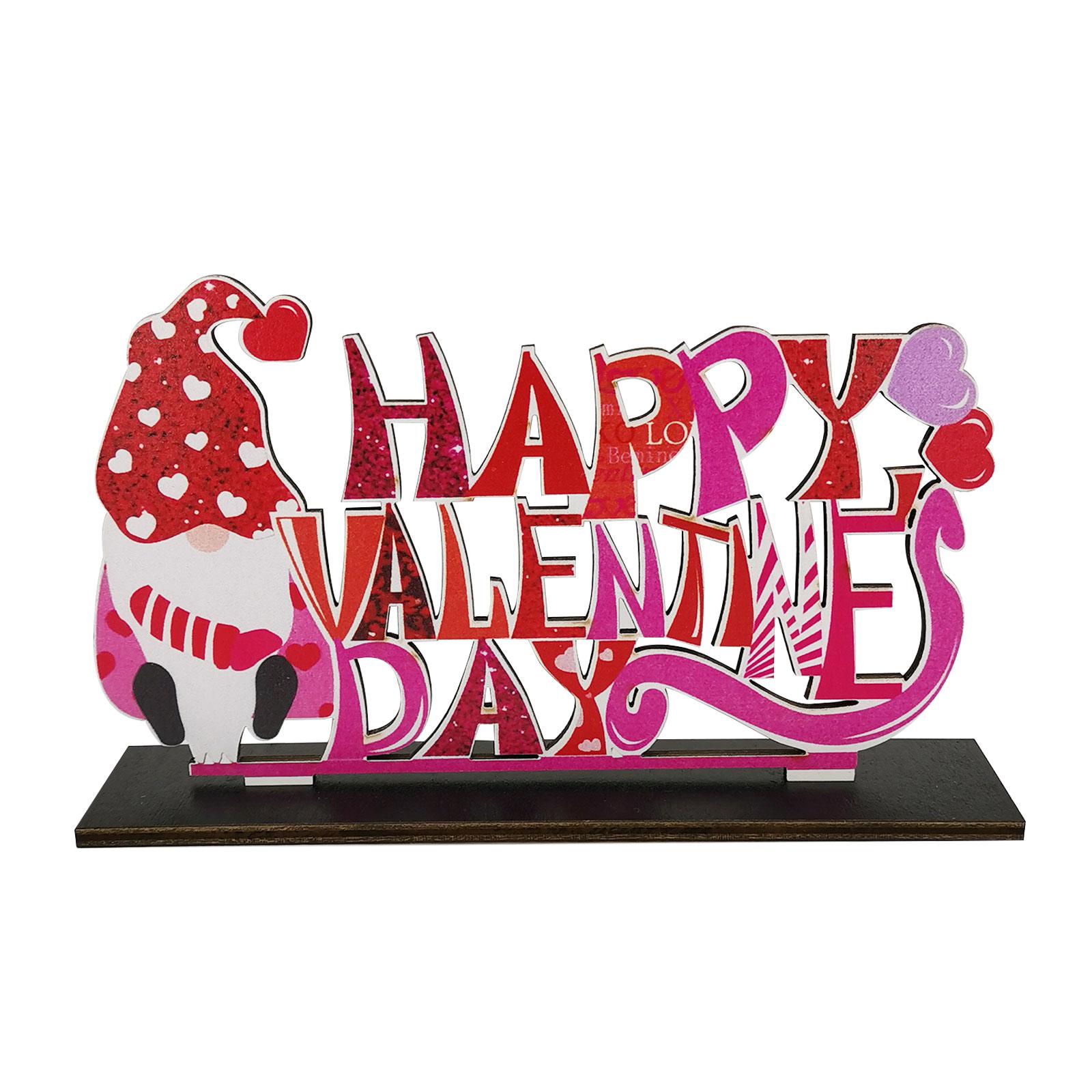 

Valentines Day Wood Decor Ornaments Set Love Letters Sign Signature Rustic Wedding Birthday Party Decoration Supply Gift