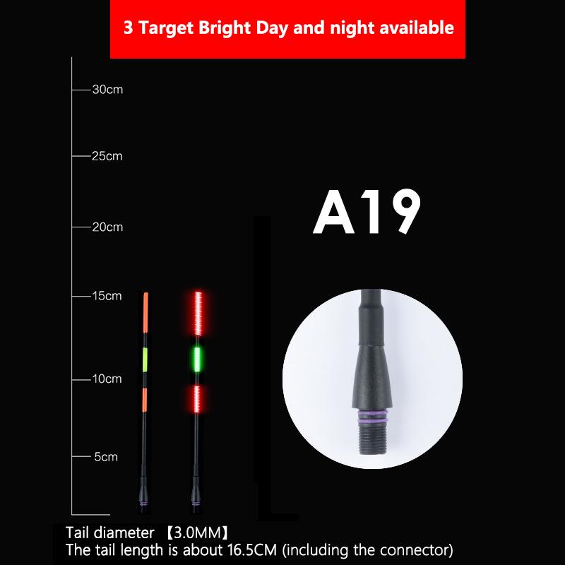 Smart Fishing Float Bite Alarm Fisk Agn Led Lys Fargeskifte Bøye Med
