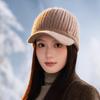 Winter Hat Women's New Fleece Thickened Warm Winter Outdoor Cycling Ear Protection Knitted Wool Cap