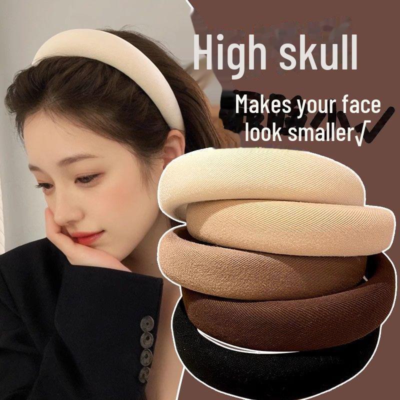 Jesienno-zimowa damska antypoślizgowa szeroka opaska do włosów: Uniwersalny akcesorium do mycia twarzy i stylizacji włosów