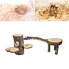 Hamster Cage Ladder Toy for Small Pet Wood Platform Squirrels Swing Playground Toy Accessories Small Animal Climbing Toy