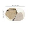 Leather Placemat Oval Oil-Proof Table Mat Home Dining Kitchen Table Placemat Design Dining Waterproof Heat Resistant Home Decor