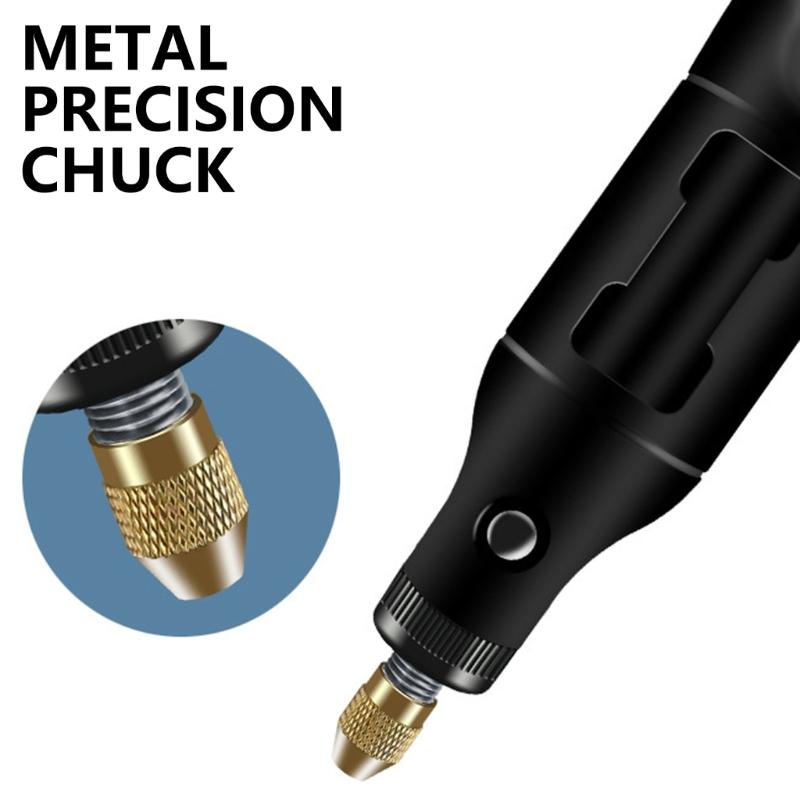 24Piece 3.7V 16000rpm Cordless Multi Purpose Grinding Machine 5 Adjustable Speeds for DIY Crafts and Home Repairs