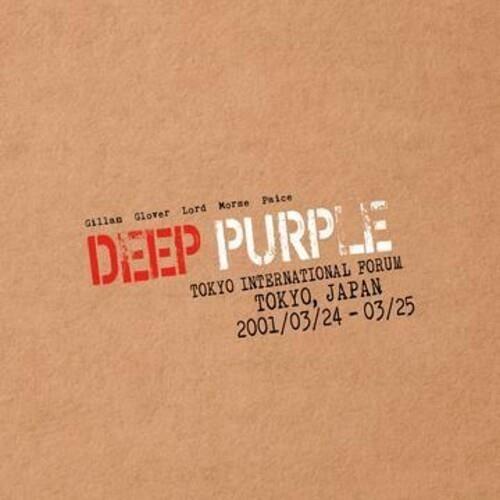 VINYL LP - DEEP PURPLE - Live In Tokyo 2001 - Vinyle Transparent - Édition Limitée - Earmusic