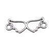 Feather Charm Angle Connectors For Bohemian Style Jewelry Vintage Pendants