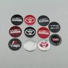 For HDI54pcs For Toyota Prado Rav4 Yaris Hilux Prius Corolla Camry 56mm Aluminum Alloy Logo Wheel Center Hub Cap Badge Sticker