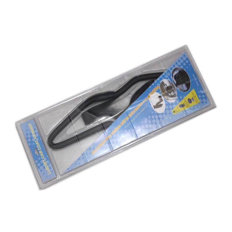 Multifunctional LED stainless steel car clothes hanger.