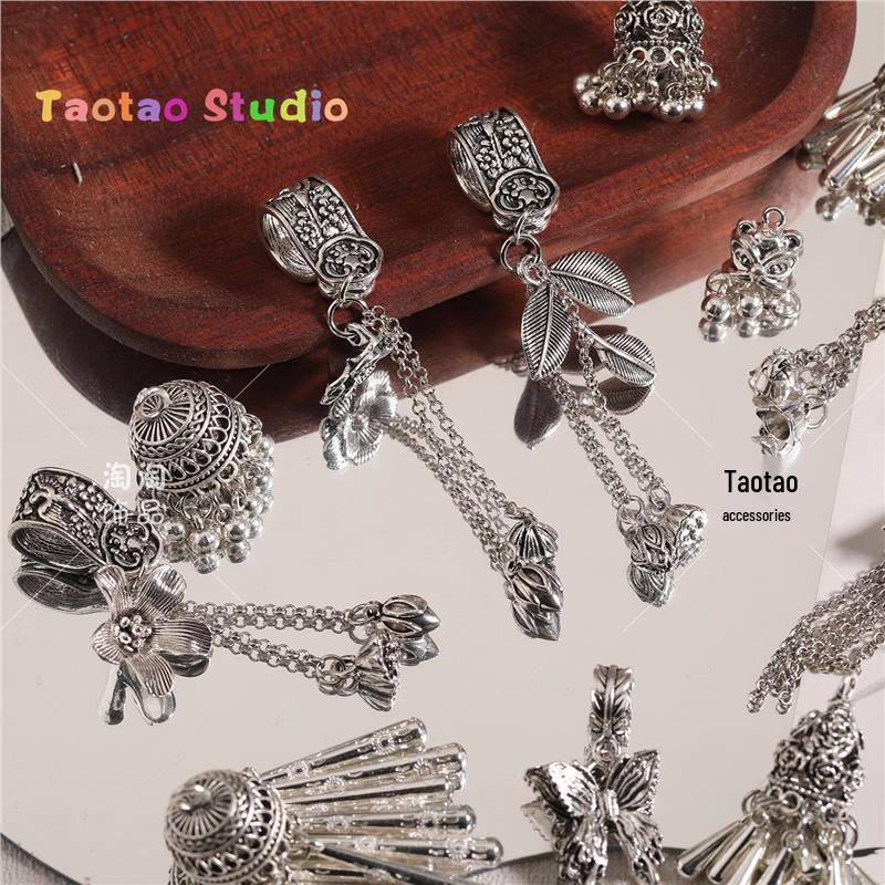Tassel Pendant Antique Style Spacer Beads for DIY Jewelry and Bracelets