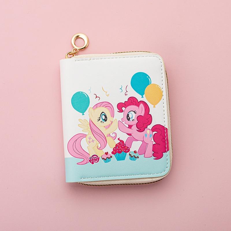 Creative Change Bag Cartoon Unicorn Children's Small Bag Earphone Key Coin Bag Women's Wallet Storage