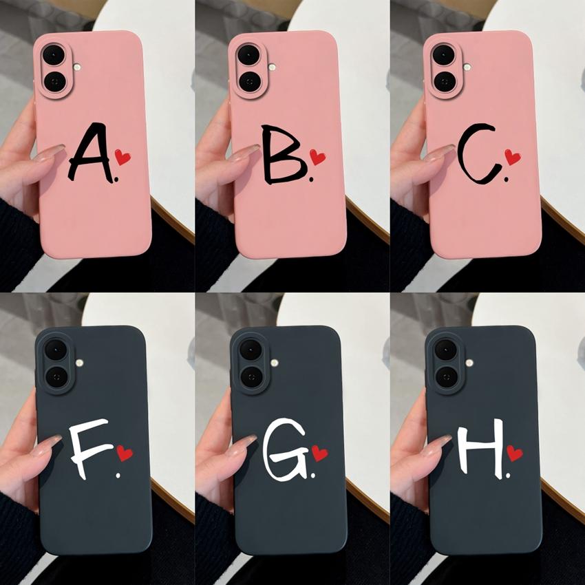 Pink Black Couple Style Phone Cover For Tecno Spark Go 2 3 1 1S Case Simple Letter Housing Soft Silicone Anti Slip Durable Shell