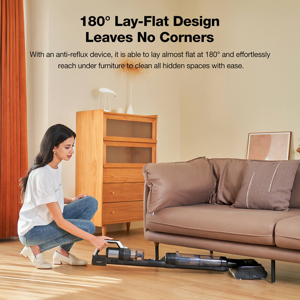 JIMMY PW11 All-In-One Cordless Vacuum & Washer, 400W Strong Power, Single Brush Roll, Hot Air Fast Drying, LED Screen