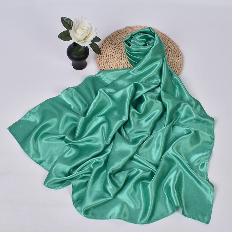 90cm Silk Scarf Scarftop Headwraps For Woman Fashion Four Seasons Hair Accessories Hijab Foulard Bandana Femme Headscarf