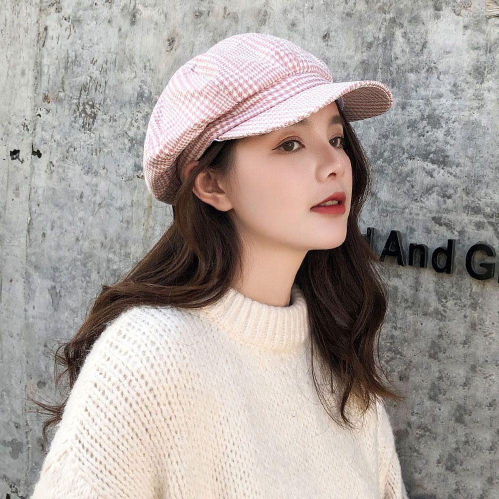 

Hat Newsboy Cap Street Style Bonnets Hat Korean Style Beret Painter Hat Women Caps Octagonal Hat