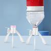 1pc Simple Water Dispenser Triangular Bracket Bucket Water Outlet Bracket Inverted Bracket with 3 Connectors