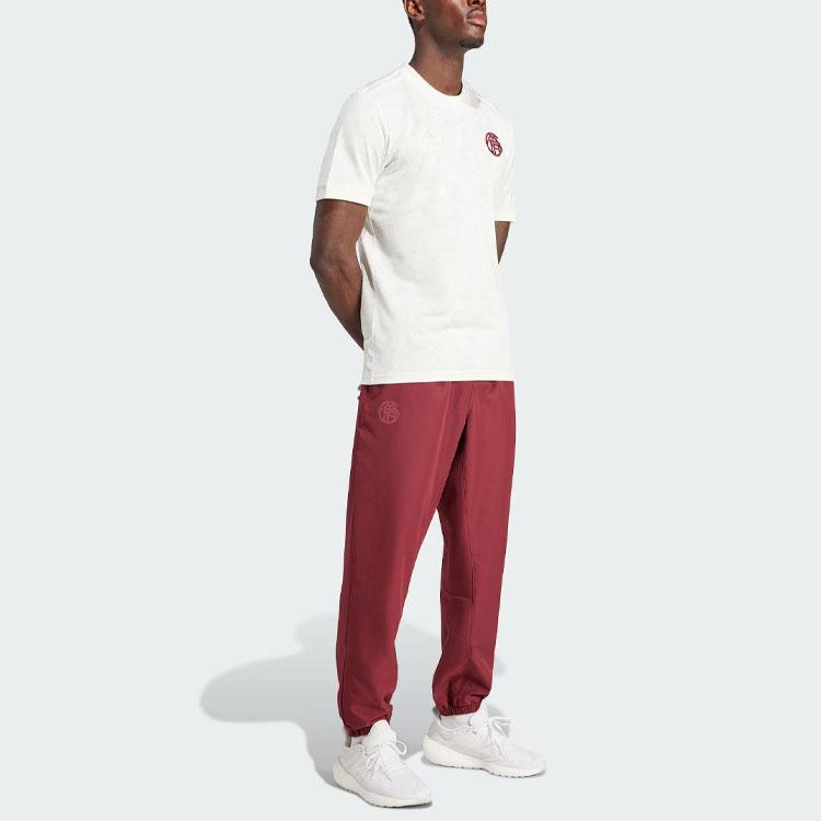 adidas FC Bayern Lifestyle Third Kit Embroidered Short Sleeve Soccer Jersey Men Tops Han-Jade-White HR3726