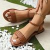 Women's Summer Bohemian Gladiator Sandals Woven Design
