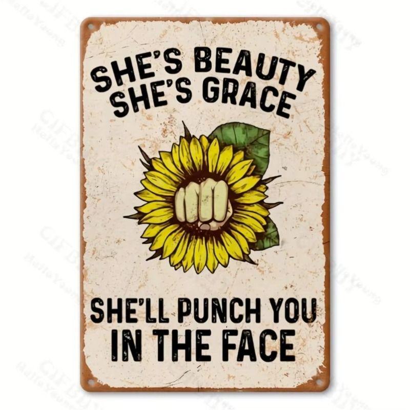 Vintage Metal Tin Sign Wall Art Home Decor 20x30cm