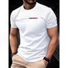 New Summer Men's Fashion T-shirt Personality Simple Pattern Printed Men's T-shirt Top