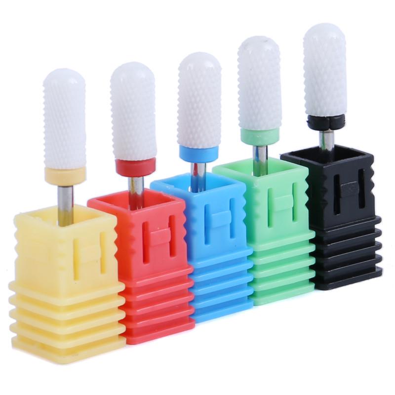 Nail Ceramic Grinding Head Single Corn Shape Nail Electric Grinder Special Accessories Grinding Head