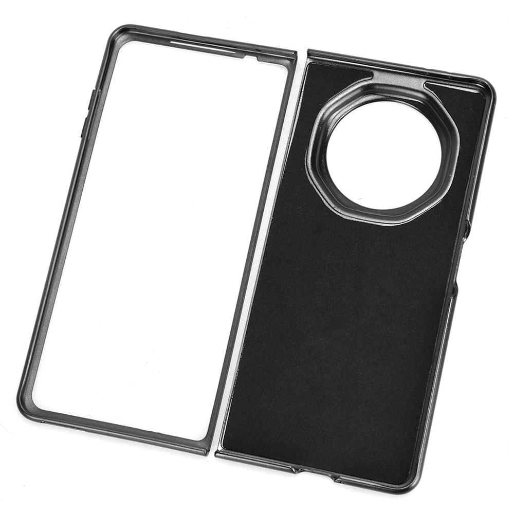 For Honor Magic V3 5G Case Cowhide Texture Leather+PC Phone Cover Stitching Lines