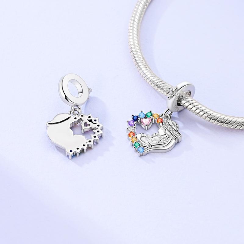 New Charms Plat Copper Blue Luminous Firefly Cat Dog Insect Star Charm Beads Fit Original Bracelet Diy Ladie Jewelry Pendant