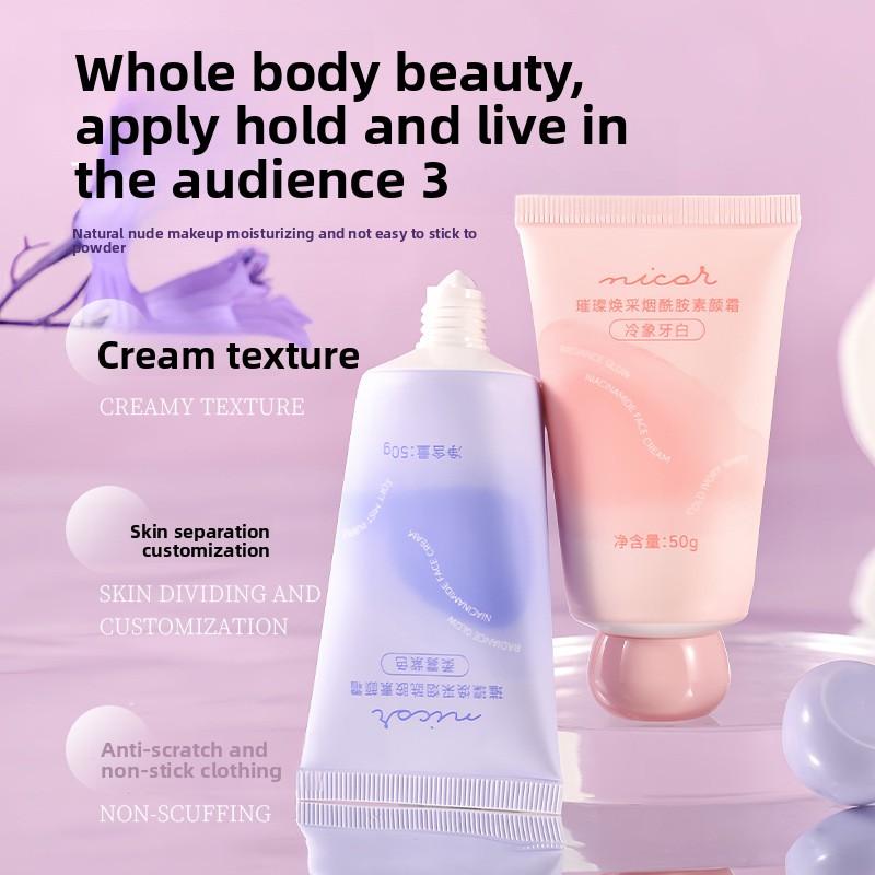 Niacinamid Gesichts- und Körper-Sonnencreme Aufhellende Sonnencreme Sonnenschutz Hautschützende Creme Ölkontrolle Feuchtigkeitsspendend