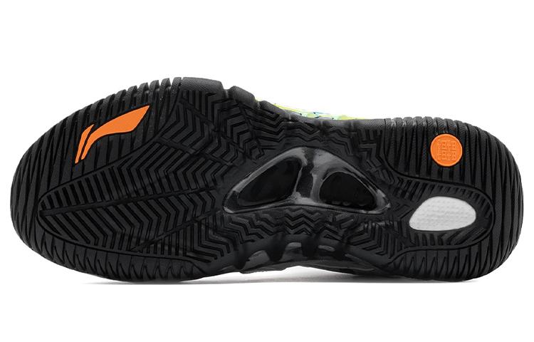 Aape X Li Ning Badfive 2 Low Basketball Shoes Men's Low Top Black/Brown Gray ABFR005-9