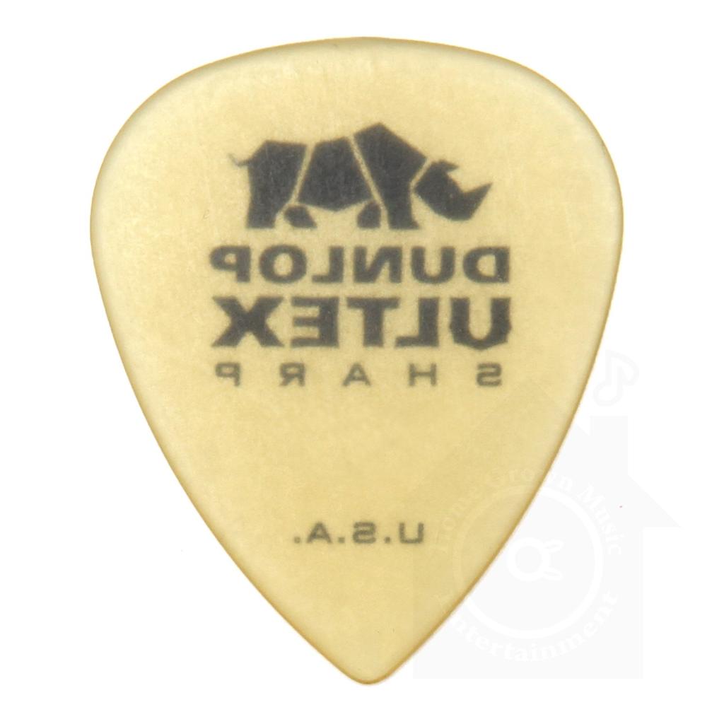 Jim Dunlop Ultex Standard Picks (24-Pack) with 0.73mm Ultex Sharp Picks and Musent Custom Players Picks | 433B073-ULT-24P