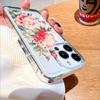 Pink Peony Flowers lucency Phone Case for IPhone 14 15 16 13 12 11 17 Pro Max 12 13 Mini Soft Cover