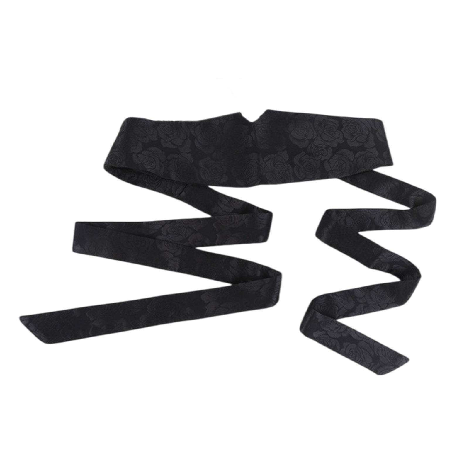 Винтажный широкий пояс для женщин Элегантный пояс в китайском стиле с вышивкой цветком для старинной одежды Мамяньцюнь