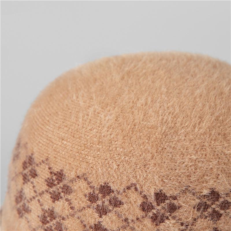 HatsWomen's autumn and winter versatile, fleece thickened winter beanie pot hats