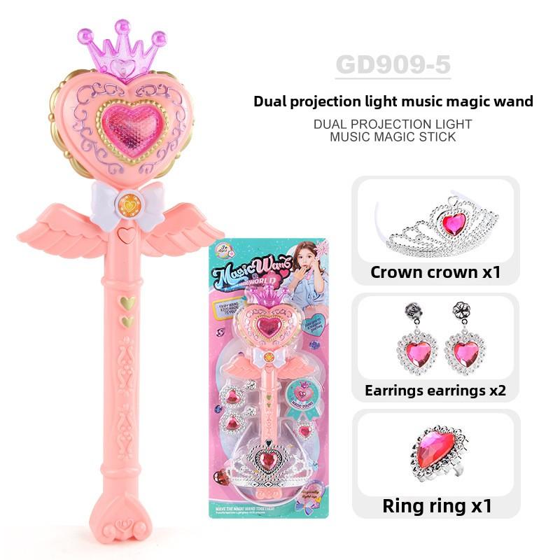 

Аксессуары для девочек Светомузыкальная фея Волшебная палочка Детский игровой домик Аксессуары для девочек Светящиеся игрушки