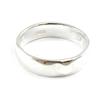 Hammered Silver Half Bangle Alliance