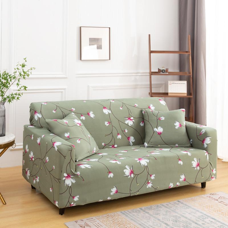 

LANMOLIFE Sofa cover Printed Sofa Covers Elastic Universal Sofa Covers Suitable For 1/2/3/4 seat Furniture Protection Sofa cover 1 Seat 90-140cm