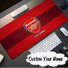 Benutzerdefinierter Name Mauspade Arsenal Fußball Club Wappen Mauspade, Gaming Mauspade, Tastaturpad, Schreibtischdekoration für Computer Notebook Fan Geburtstagsgeschenk