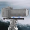 Haoge 200mm Nodal Slide Double Dovetail Focusing Rail Plate with Metal Quick Release Clamp and 60mm Plate for Camera Panoramic Macro Compatible with