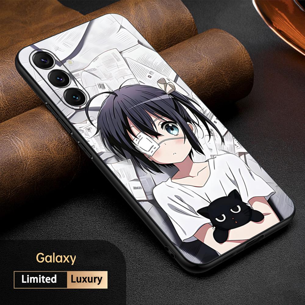 

Lovely Chunibyo X rikka takanashi Phone Case For Samsung Galaxy S25 S24 S23 S22 S21 S20 Plus Ultra Note20 Soft Black Samsung S24