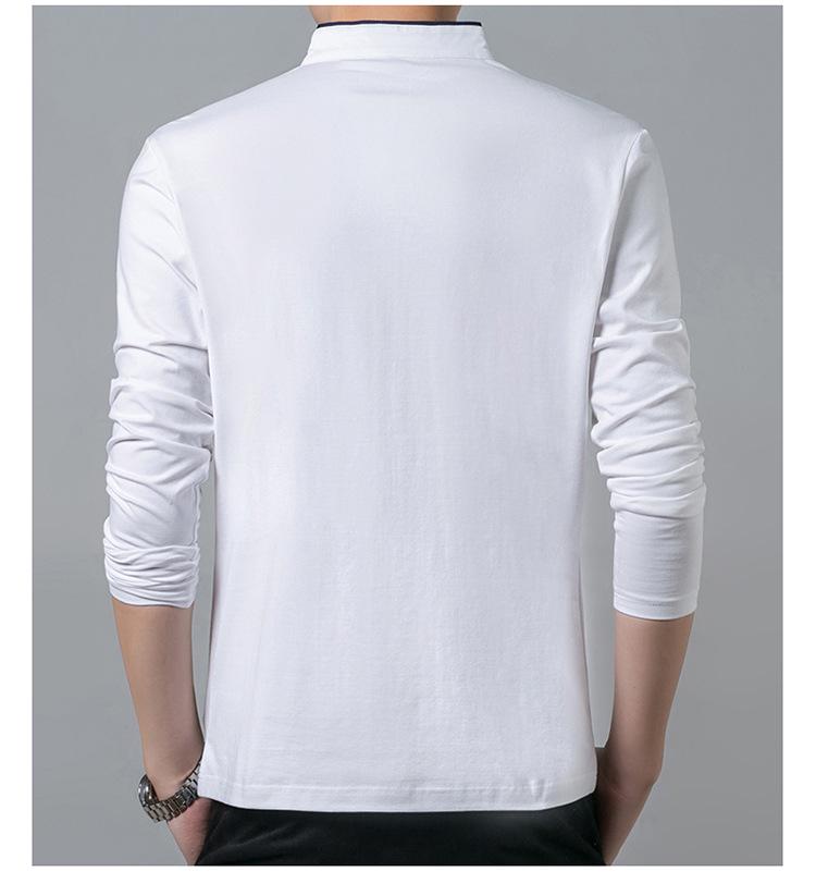Men's Cotton Long Sleeve Trendy T-shirt Base Layer