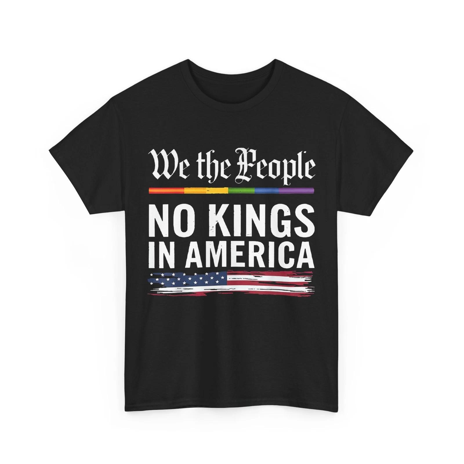 No Kings In America We The People Women Men Political Shirt M