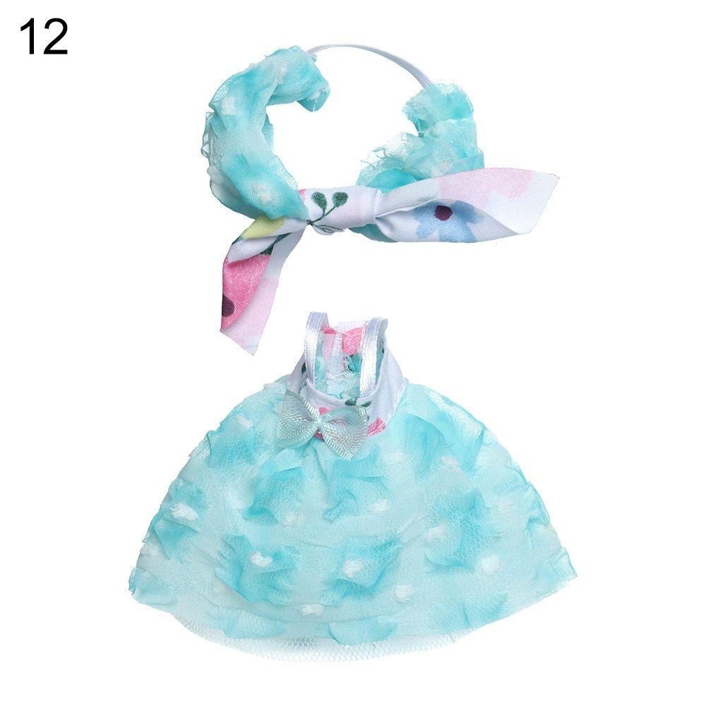 1/8 Bjd Doll Fabric Sewing Summer Toys Clothes 16~17cm Dolls Dress Toys Lace Skirt