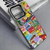 Sardines Fish Art Canned food Phone Case For iPhone 17,16,15,14,13,12,11 Plus,Pro Max,Colored Silver Phone Case