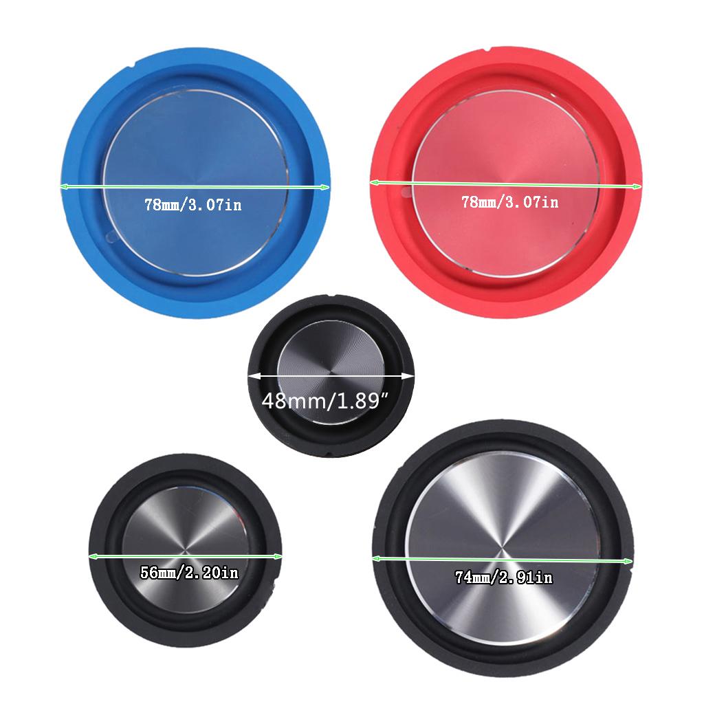 2PCS Speaker Diaphragm Bass Radiators Subwoofer Accessories for DIY Home Theater Speaker Passive Radiator Replacement